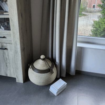 3 Panier « Ndal Design » – Panier Tissé Haut de Gamme Ø 36 cm • H 52 cm