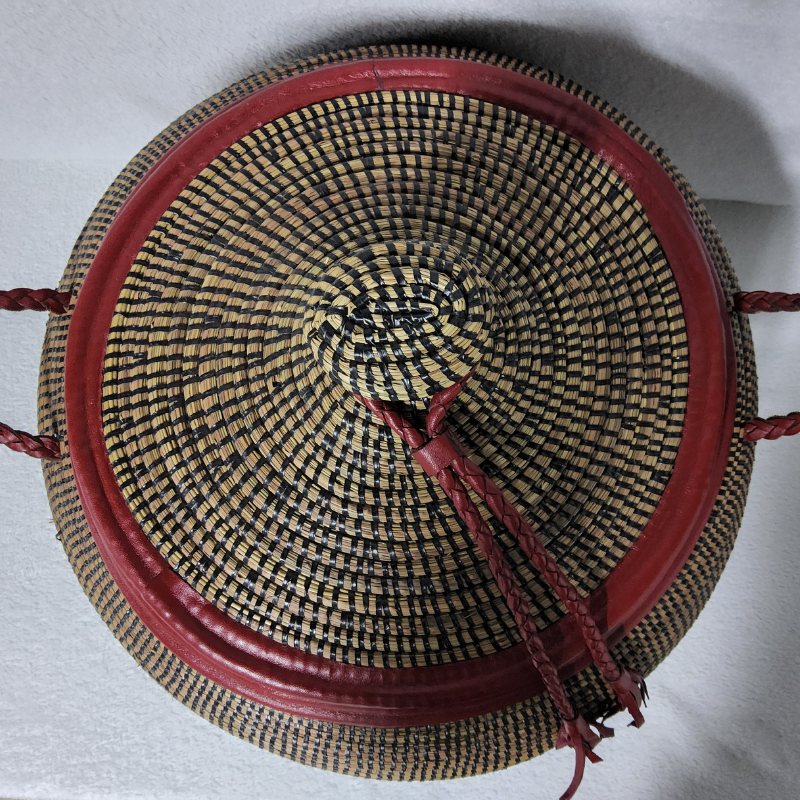 5 Panier « Ndal Design » – Panier Tissé Haut de Gamme Ø 36 cm • H 52 cm