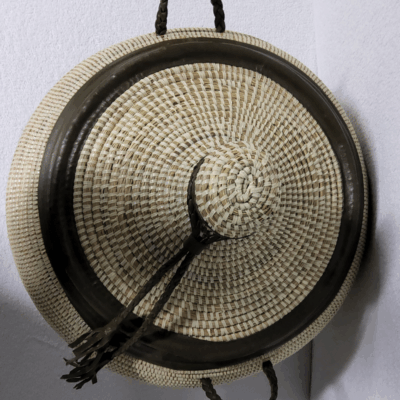 NDAL DISIGN marron_beige Panier « Ndal Design » – Panier Tissé Haut de Gamme Ø 36 cm • H 52 cm