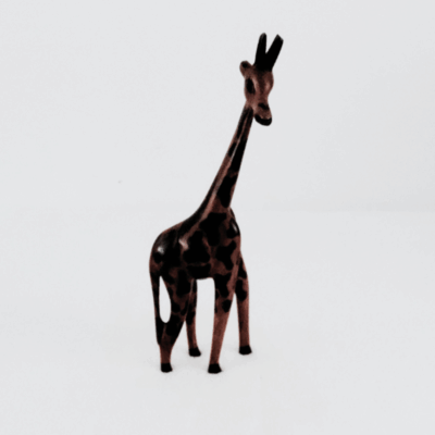38 Sculpture en Bois « Girafe » 30 cm de haut