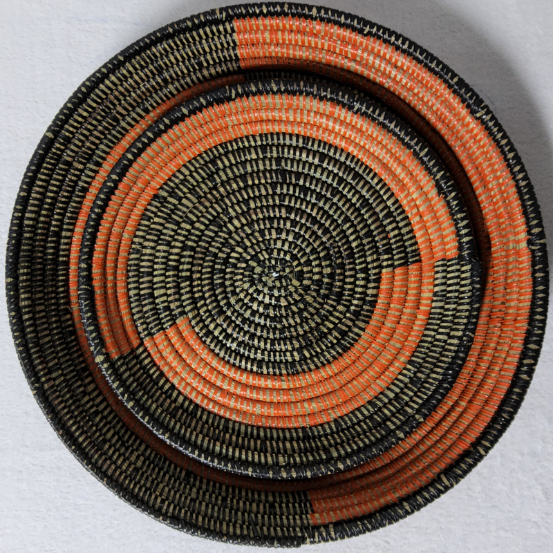 443 Set de 2 Corbeilles Tressées « Félé-Félé » (Ø 38 cm / 30 cm)