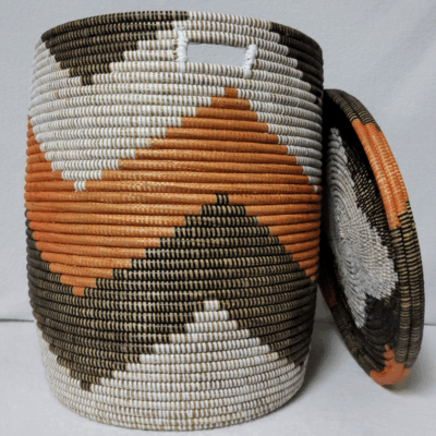 46 Panier « Ndeute » – Grand Panier Cylindrique Ø 45 cm • H 51 cm