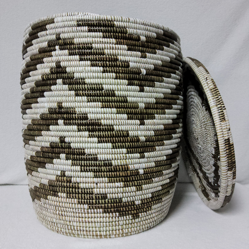 51 Panier « Ndeute » – Grand Panier Cylindrique Ø 45 cm • H 51 cm