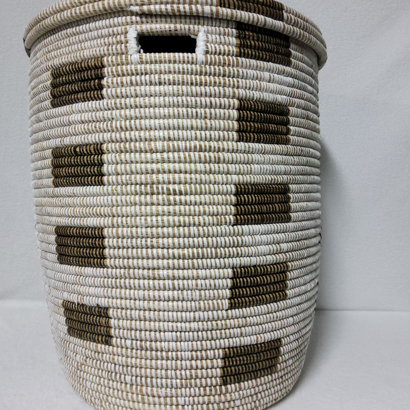 54 Panier « Ndeute » – Grand Panier Cylindrique Ø 45 cm • H 51 cm