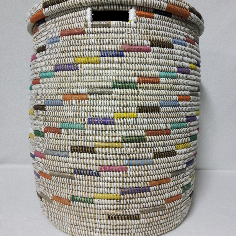 57 Panier « Ndeute » – Grand Panier Cylindrique Ø 45 cm • H 51 cm