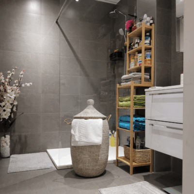 Panier à Linge & Rangement « Sorore » – Taille XL Ø 37 cm • H 77 cm (couvercle inclus)