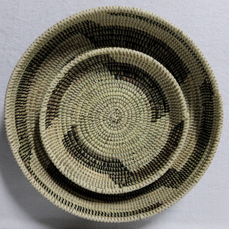 Félé Félé beige_marron Set de 2 Corbeilles Tressées « Félé-Félé » (Ø 38 cm / 30 cm)