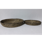 Set de 2 Corbeilles Tressées « Félé-Félé » (Ø 38 cm / 30 cm)