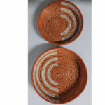 Set de 2 Corbeilles Tressées « Félé-Félé » (Ø 38 cm / 30 cm)