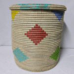 Panier « Ndeute » – Grand Panier Cylindrique Ø 45 cm • H 51 cm