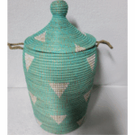 Panier à Linge & Rangement « Sorore » – Taille L Ø 33 cm | H 67 cm (couvercle inclus)