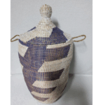 Panier à Linge & Rangement « Sorore » – Taille XL Ø 37 cm • H 77 cm (couvercle inclus)