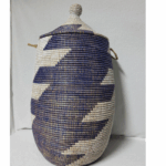 Panier à Linge & Rangement « Sorore » – Taille XXL Ø 42 cm • H 88 cm (couvercle inclus)