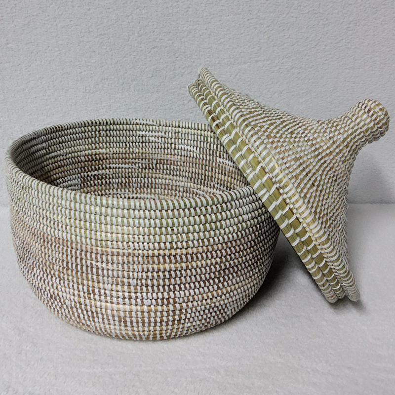 Panier Tissé « Super » Sorore  – Couvercle Conique Ø 35 cm (H 37 cm)