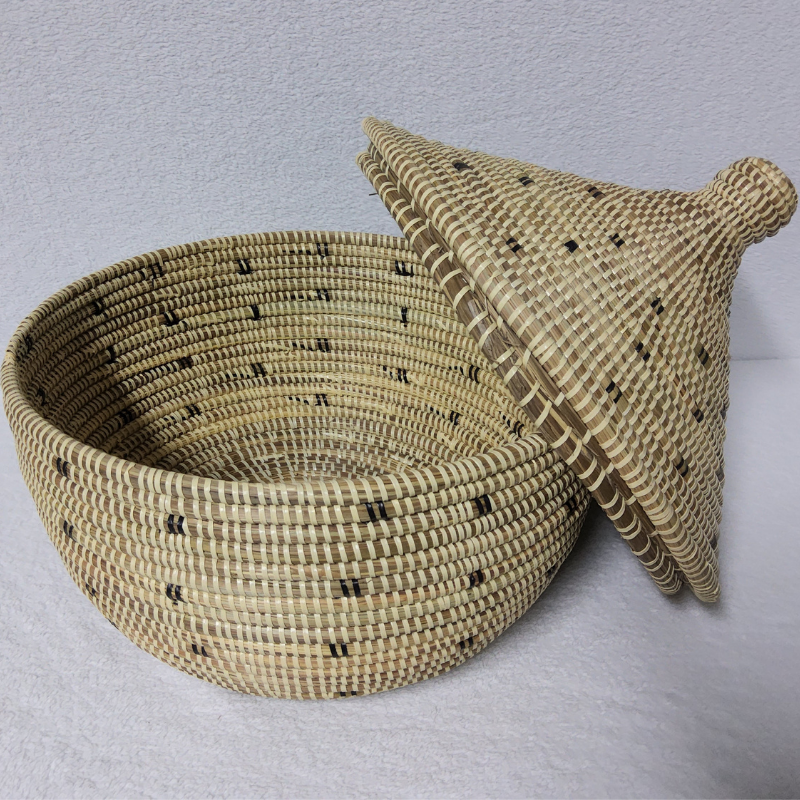 Panier Tissé « Super » Sorore  – Couvercle Conique Ø 35 cm (H 37 cm)