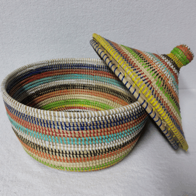 Panier Tissé « Super » Sorore  – Couvercle Conique Ø 35 cm (H 37 cm)