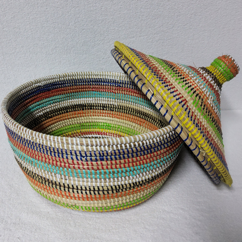 Panier Tissé « Super » Sorore  – Couvercle Conique Ø 35 cm (H 37 cm)