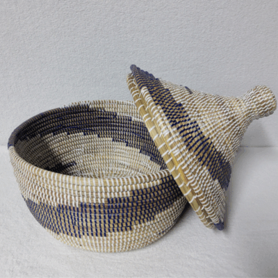 Panier Tissé « Super » Sorore  – Couvercle Conique Ø 35 cm (H 37 cm)