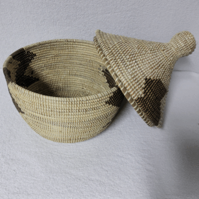 Panier Tissé « Super » Sorore  – Couvercle Conique Ø 35 cm (H 37 cm)