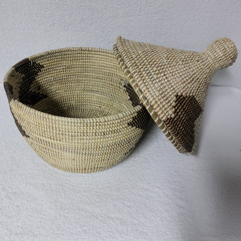 Panier Tissé « Super » Sorore  – Couvercle Conique Ø 35 cm (H 37 cm)