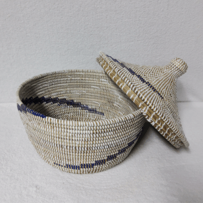 Panier Tissé « Super » Sorore  – Couvercle Conique Ø 35 cm (H 37 cm)