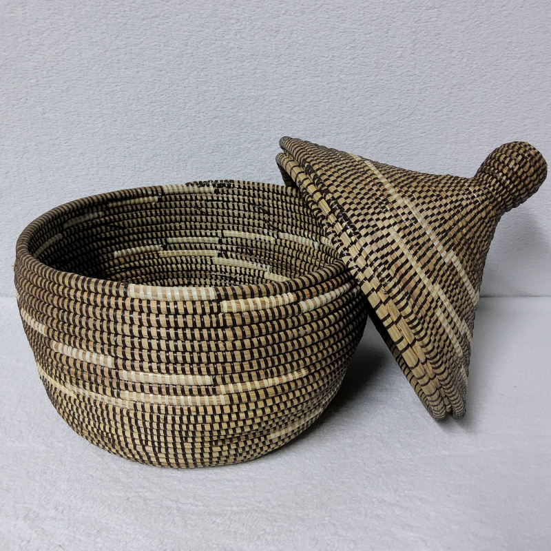 Panier Tissé « Super » Sorore  – Couvercle Conique Ø 35 cm (H 37 cm)