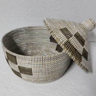 Panier Tissé « Super » Sorore  – Couvercle Conique Ø 35 cm (H 37 cm)