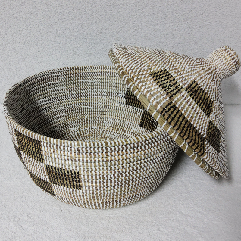 Panier Tissé « Super » Sorore  – Couvercle Conique Ø 35 cm (H 37 cm)