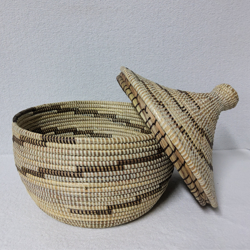 Panier Tissé « Super » Sorore  – Couvercle Conique Ø 35 cm (H 37 cm)