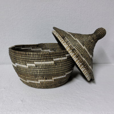 Panier Tissé « Super » Sorore  – Couvercle Conique Ø 35 cm (H 37 cm)