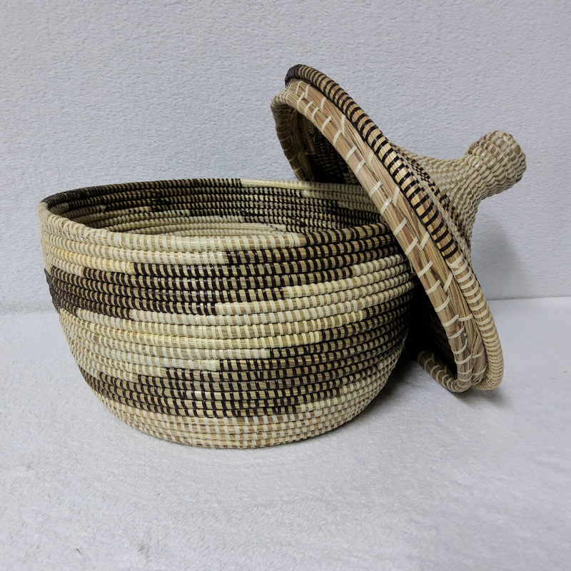 Panier Tissé « Super » Sorore  – Couvercle Conique Ø 35 cm (H 37 cm)