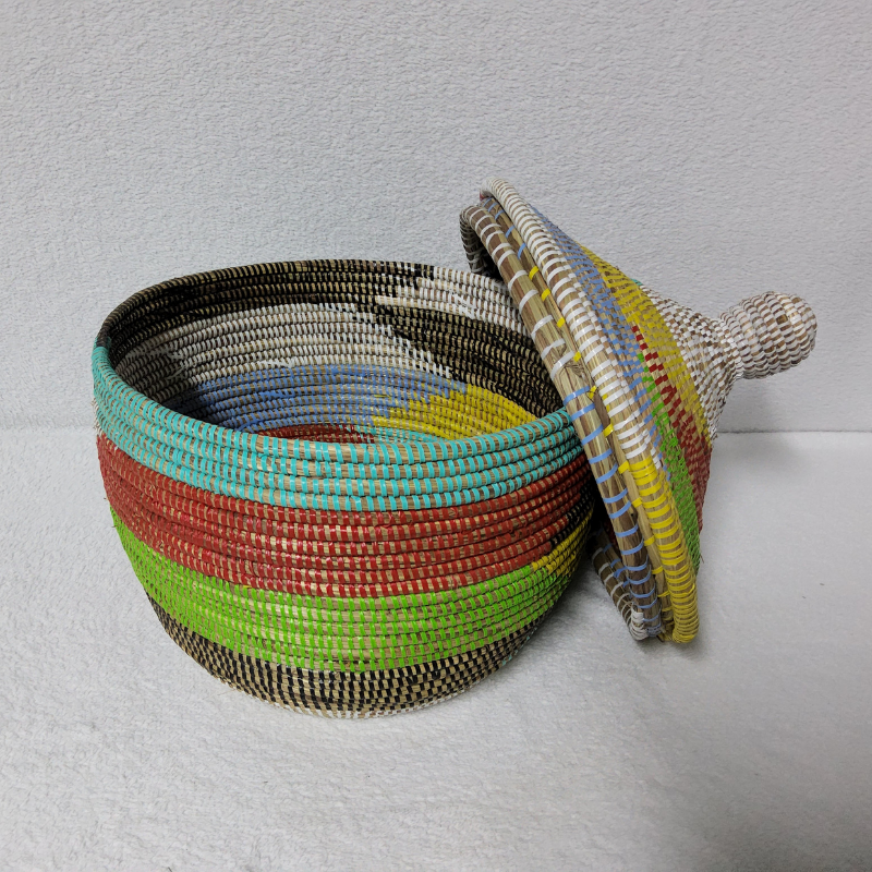 Panier Tissé « Super » Sorore  – Couvercle Conique Ø 35 cm (H 37 cm)