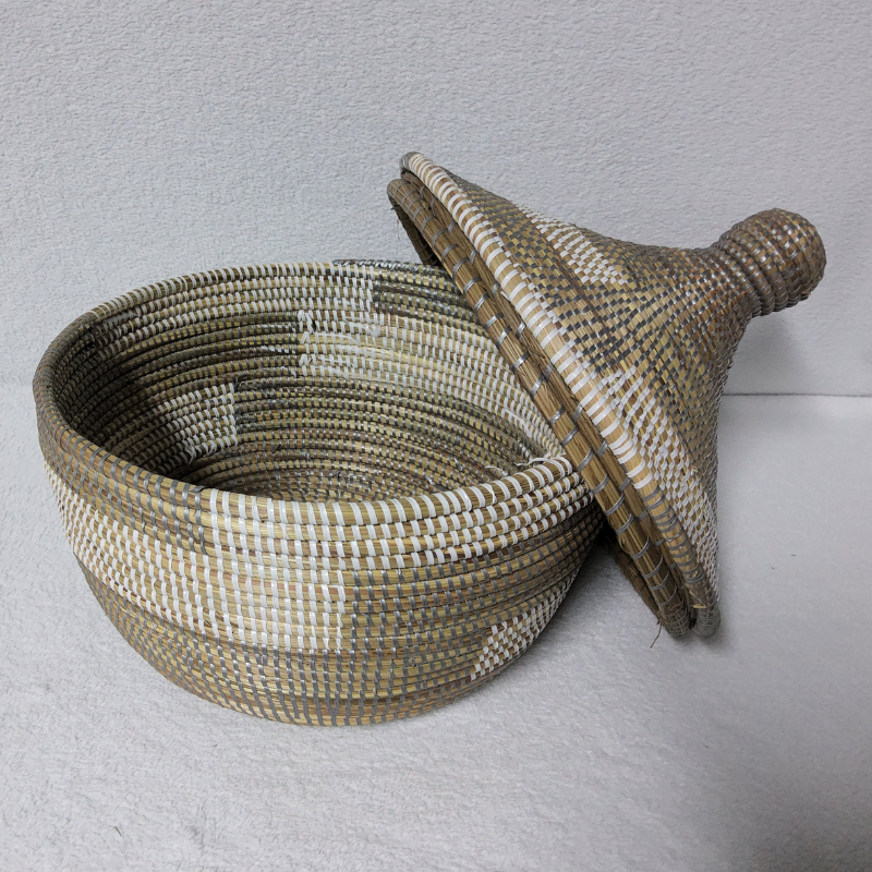 Panier Tissé « Super » Sorore  – Couvercle Conique Ø 35 cm (H 37 cm)