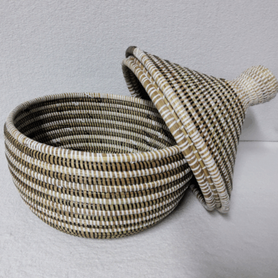 Panier Tissé « Super » Sorore  – Couvercle Conique Ø 35 cm (H 37 cm)