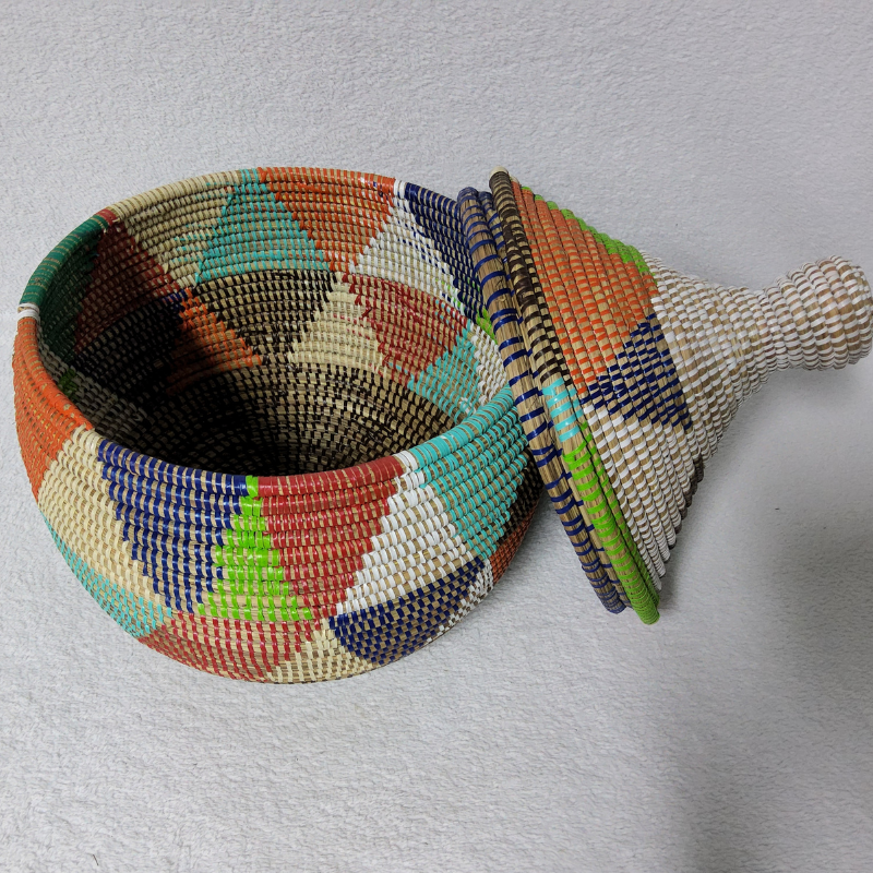 Panier Tissé « Super » Sorore  – Couvercle Conique Ø 35 cm (H 37 cm)