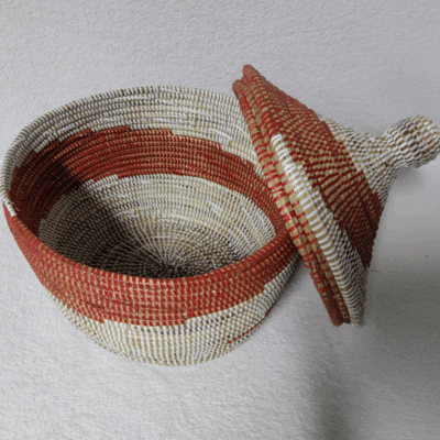 Panier Tissé « Super » Sorore  – Couvercle Conique Ø 35 cm (H 37 cm)