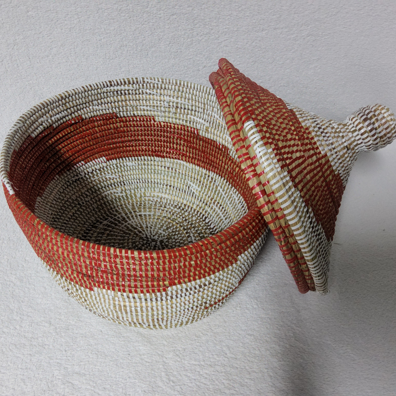 Panier Tissé « Super » Sorore  – Couvercle Conique Ø 35 cm (H 37 cm)