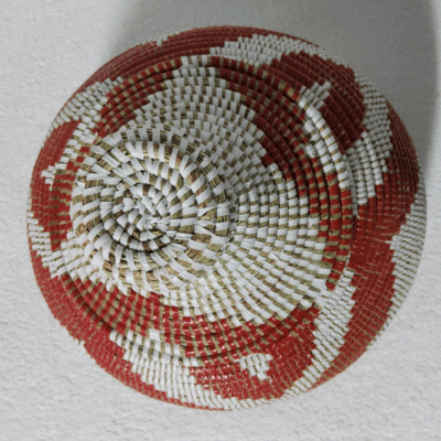 182 Panier « Takh » – Petit Panier Tissé avec Couvercle Ø 19 cm • H 27 cm