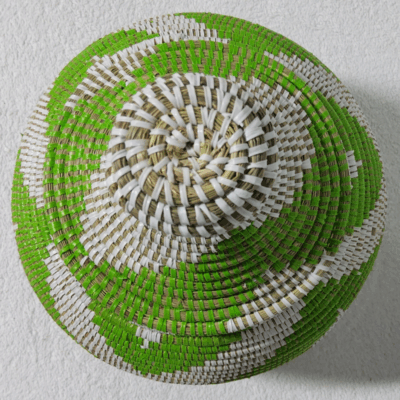 186 Panier « Takh » – Petit Panier Tissé avec Couvercle Ø 19 cm • H 27 cm