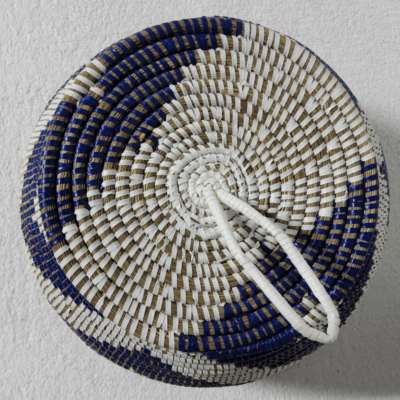 188 Panier « Takh » – Petit Panier Tissé avec Couvercle Ø 19 cm • H 27 cm