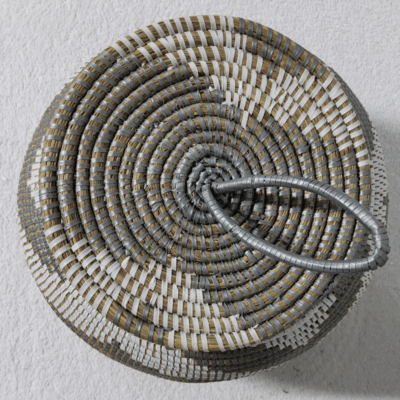 190 Panier « Takh » – Petit Panier Tissé avec Couvercle Ø 19 cm • H 27 cm