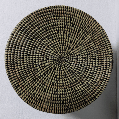 Panier de Rangement Tissé « Super » – Couvercle Plat Ø 36 cm