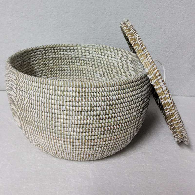 Panier de Rangement Tissé « Super » – Couvercle Plat Ø 36 cm