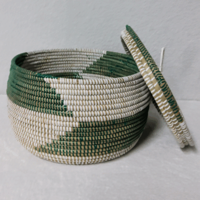 Panier de Rangement Tissé « Super » – Couvercle Plat Ø 36 cm