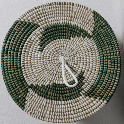 Panier de Rangement Tissé « Super » – Couvercle Plat Ø 36 cm