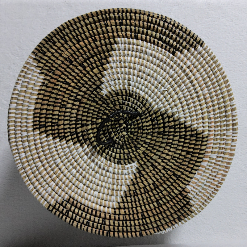 Panier de Rangement Tissé « Super » – Couvercle Plat Ø 36 cm