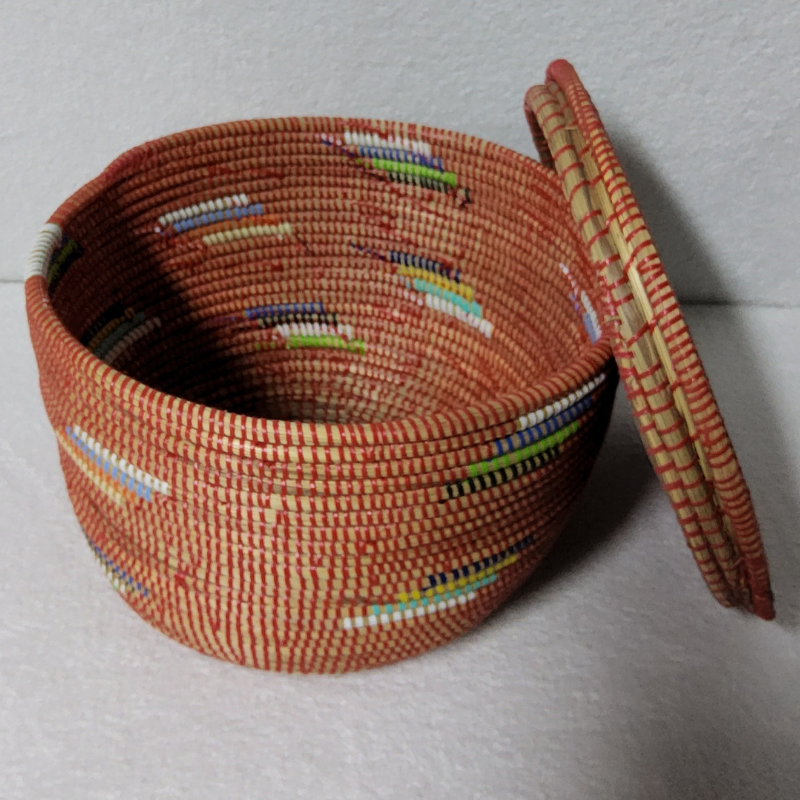 Panier de Rangement Tissé « Super » – Couvercle Plat Ø 36 cm