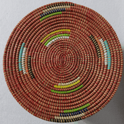 Panier de Rangement Tissé « Super » – Couvercle Plat Ø 36 cm