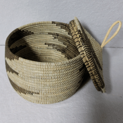 Panier de Rangement Tissé « Super » – Couvercle Plat Ø 36 cm