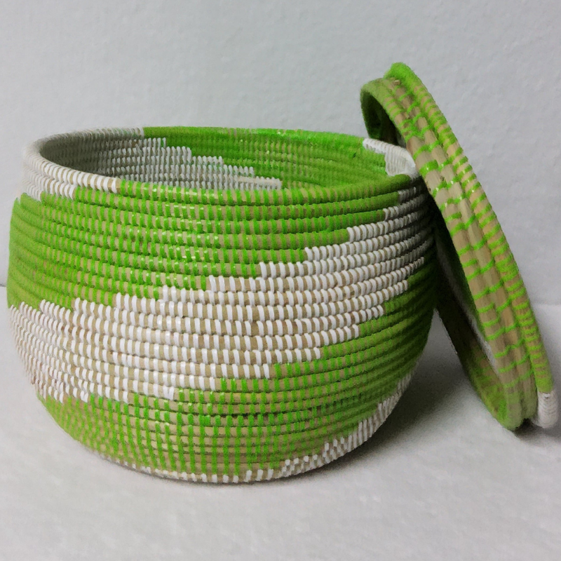 Panier de Rangement Tissé « Super » – Couvercle Plat Ø 36 cm